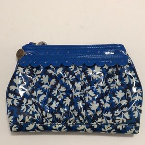 Vera Bradley blue lagoon frill Clutch